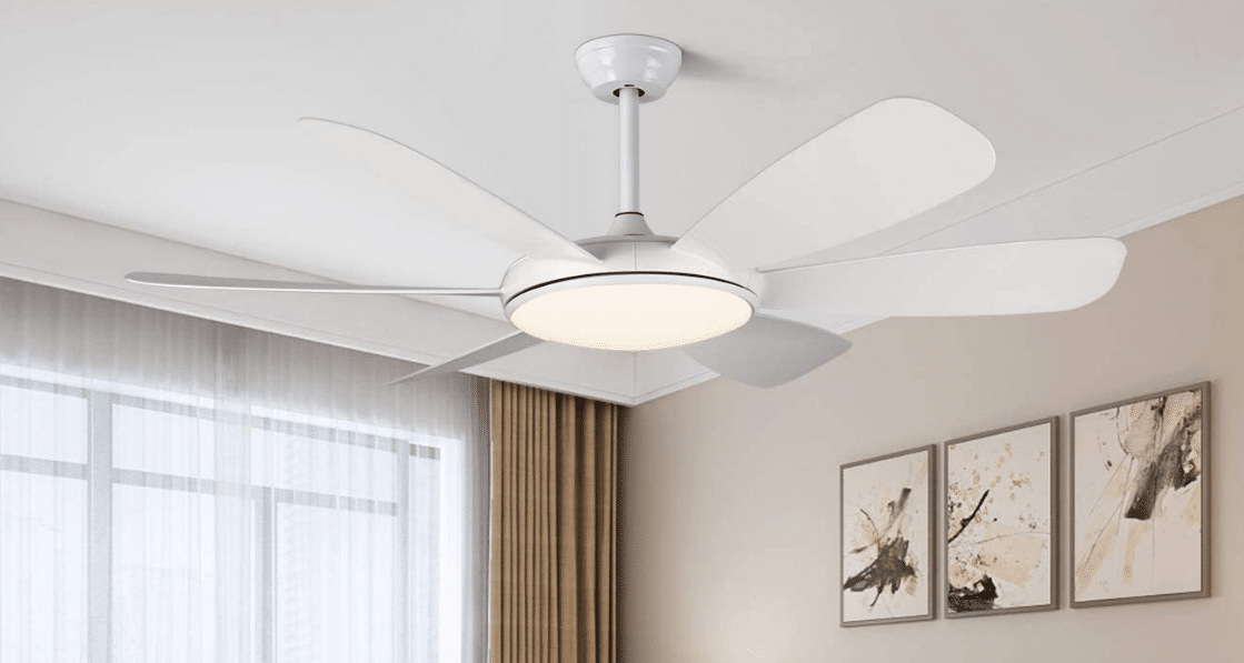 5 Lames Ventilateurs Silencieux à 5 Vitesses Color : White, Size : 140cm/56 inch ZAQI Ventilateur Plafond Ventilateur de Plafond Blanc pour école Commerciale à la Maison