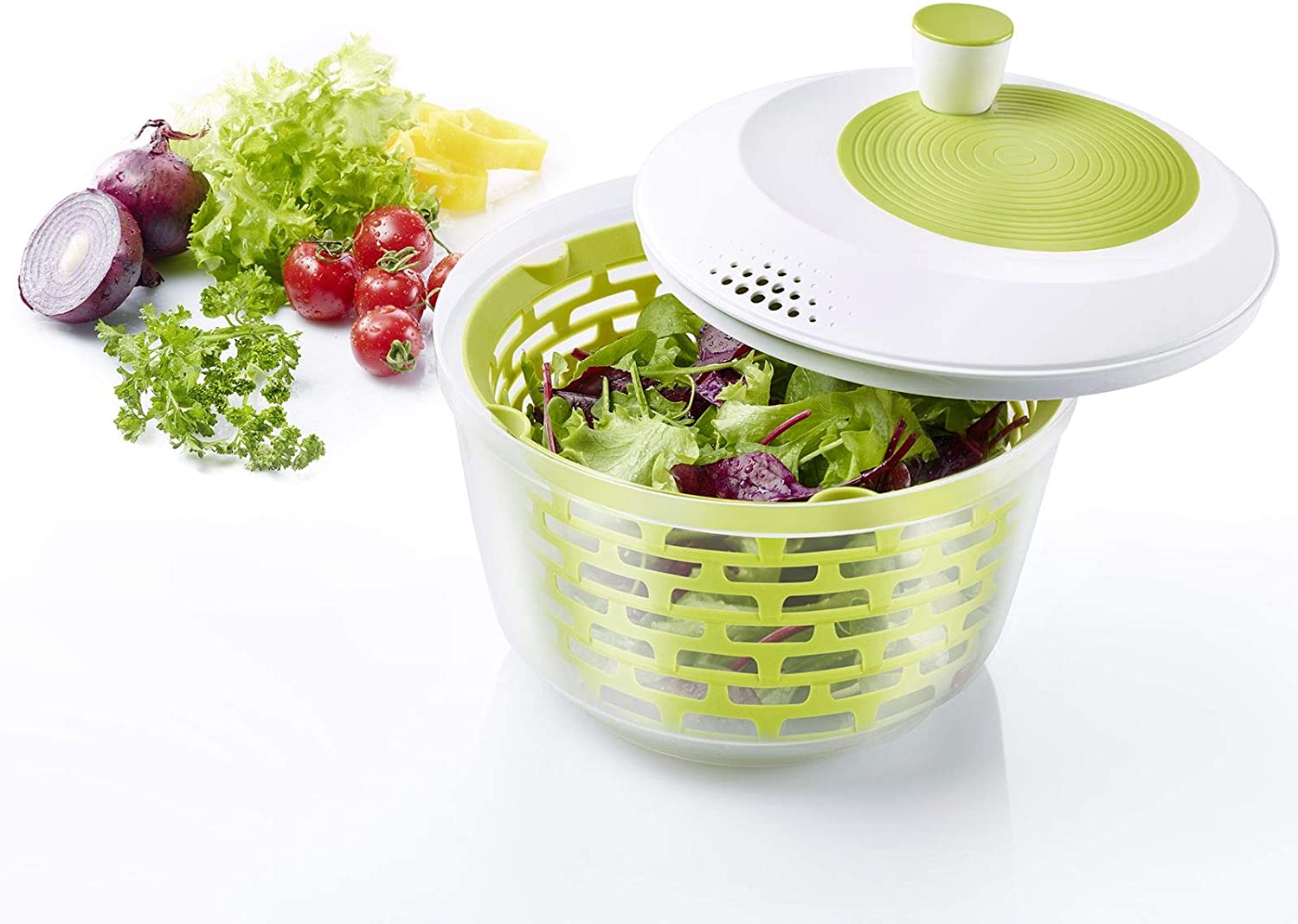 Essoreuse À Salade Plastique Poignée Antidérapante Cuisine Repas Lave Vaisselle