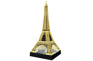 Test et avis sur le puzzle 3D Tour Eiffel illuminée Ravensburger 12579