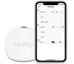 Heatzy - Objet Connecté - Programmateur Thermostat Connecté et Intelligent Filaire Promo Amazon