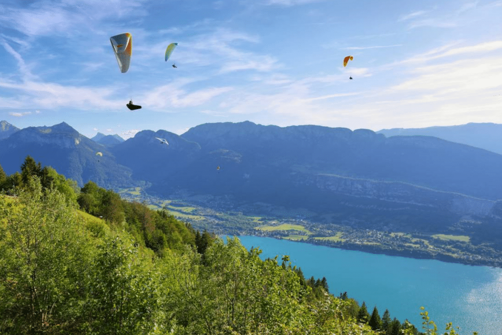 Annecy - le meilleur spot pour faire du parapente