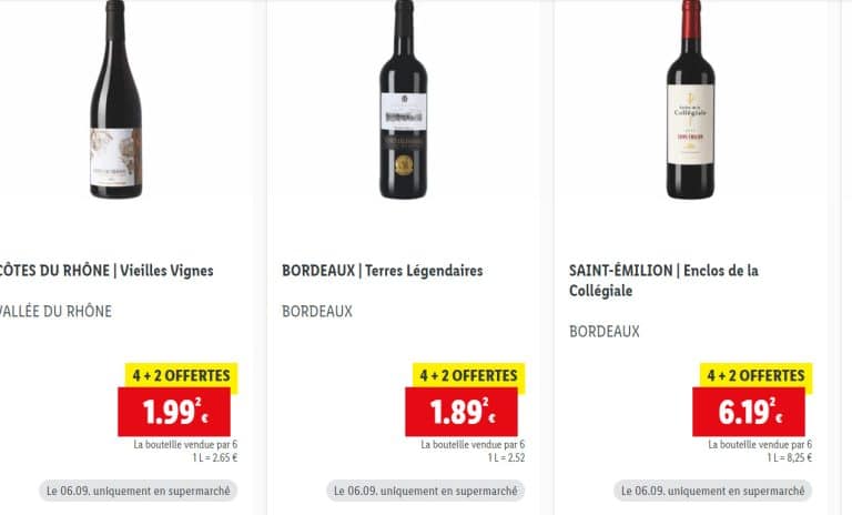 La Foire Aux Vins Lidl De La Rentr E Offres Sp Ciales Partir