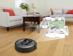 Présentation de cet aspirateur robot connecté iRobot Roomba i7556