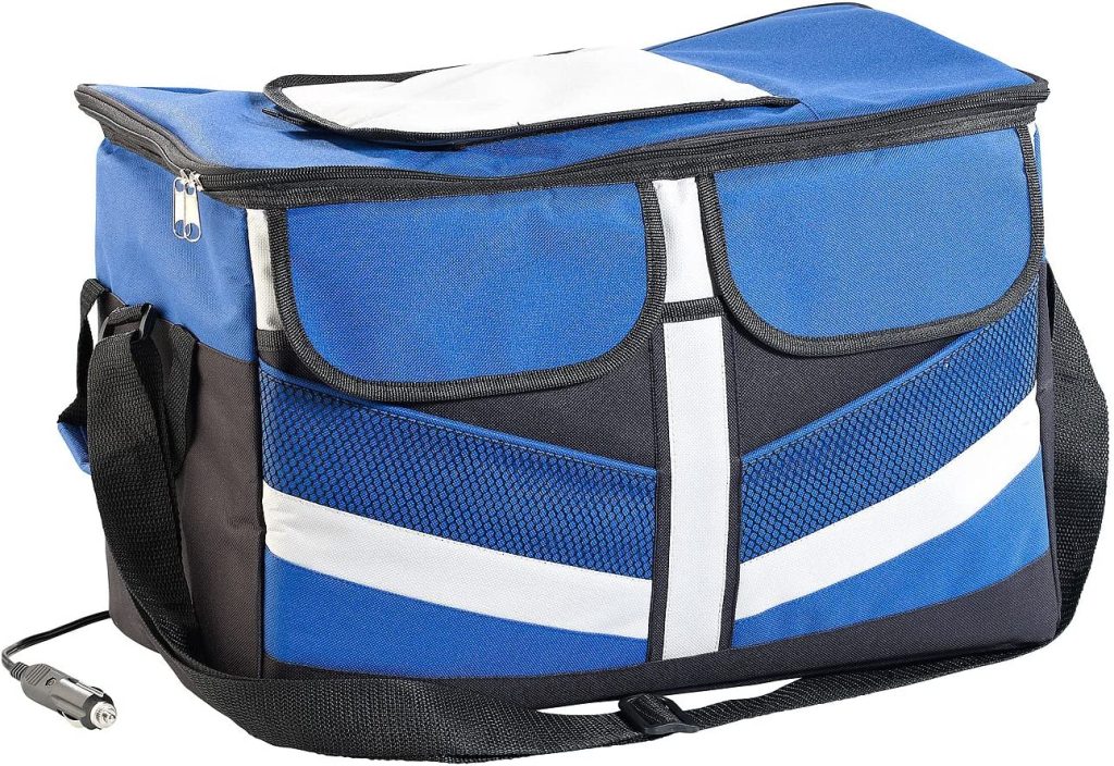 Sac Isotherme Souple Double Couche 27x20x30 Cm – Étanche, Bandoulière Amovible, Pour Plage, Pêche, Camping