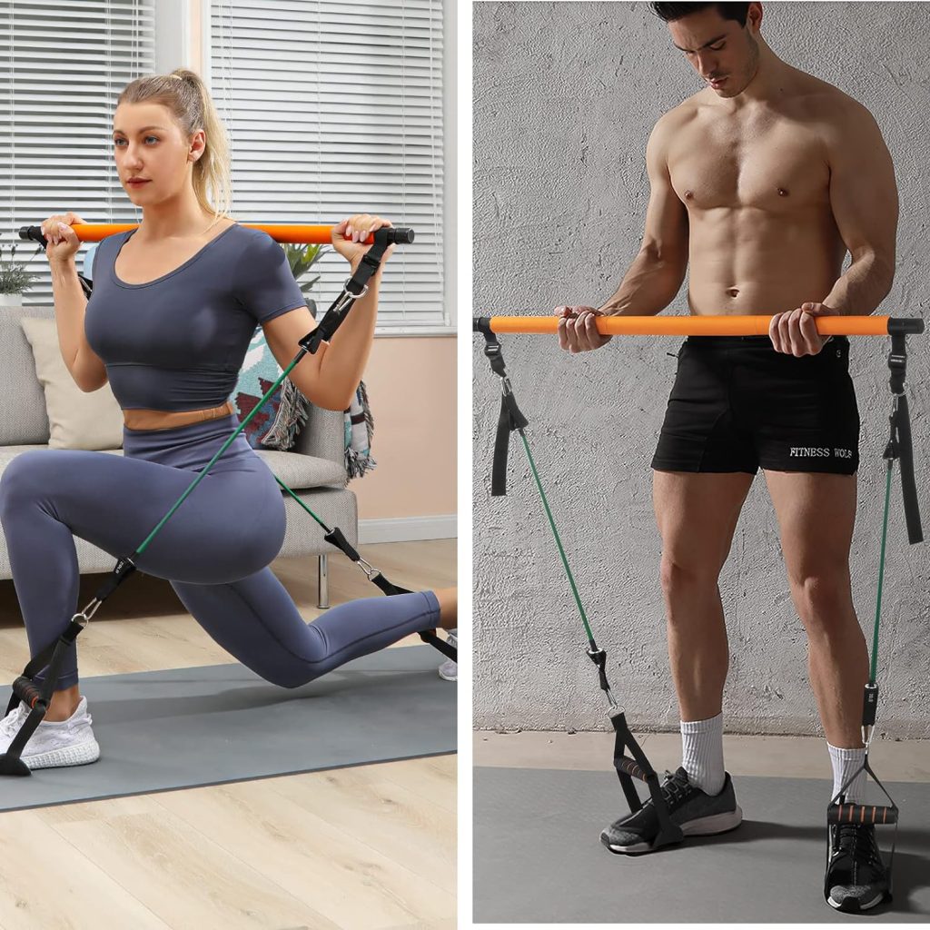 Lot 6 Bandes De Résistance élastiques – 6 Niveaux De Force – Latex Naturel, 50 Cm – Pour Musculation, Pilates, Rééducation – À Emporter Partout